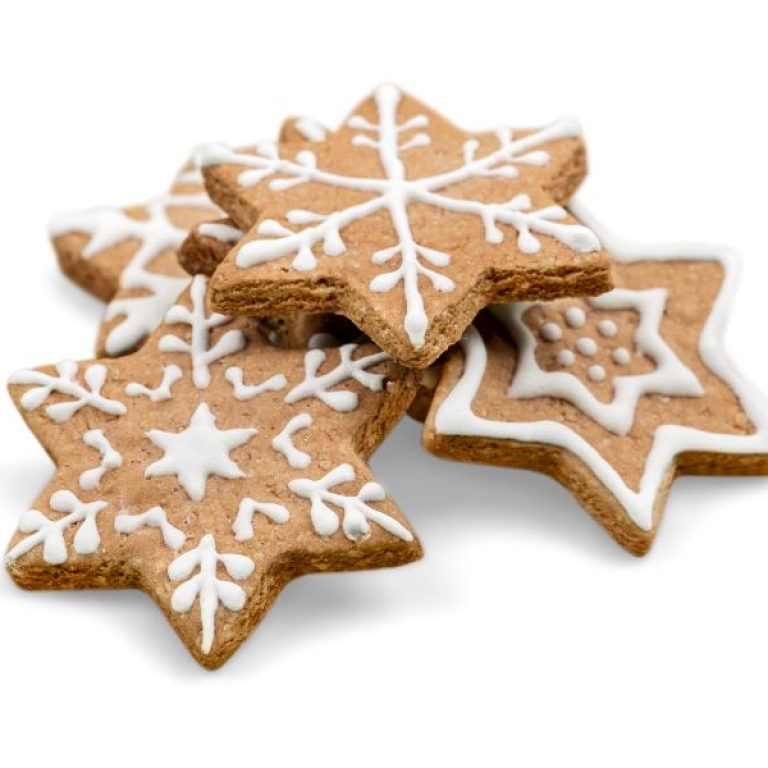 Μπισκότα με γλάσο καστανής ζάχαρης